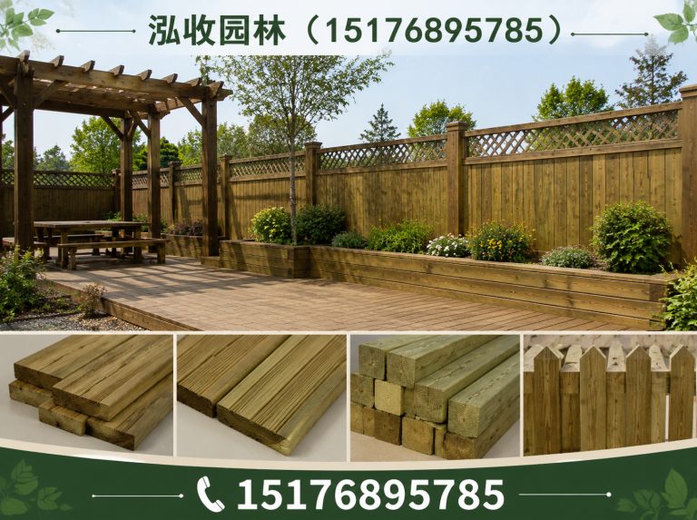 普洱防腐木展示图
